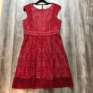 Antonio Melani Burgundy Dress